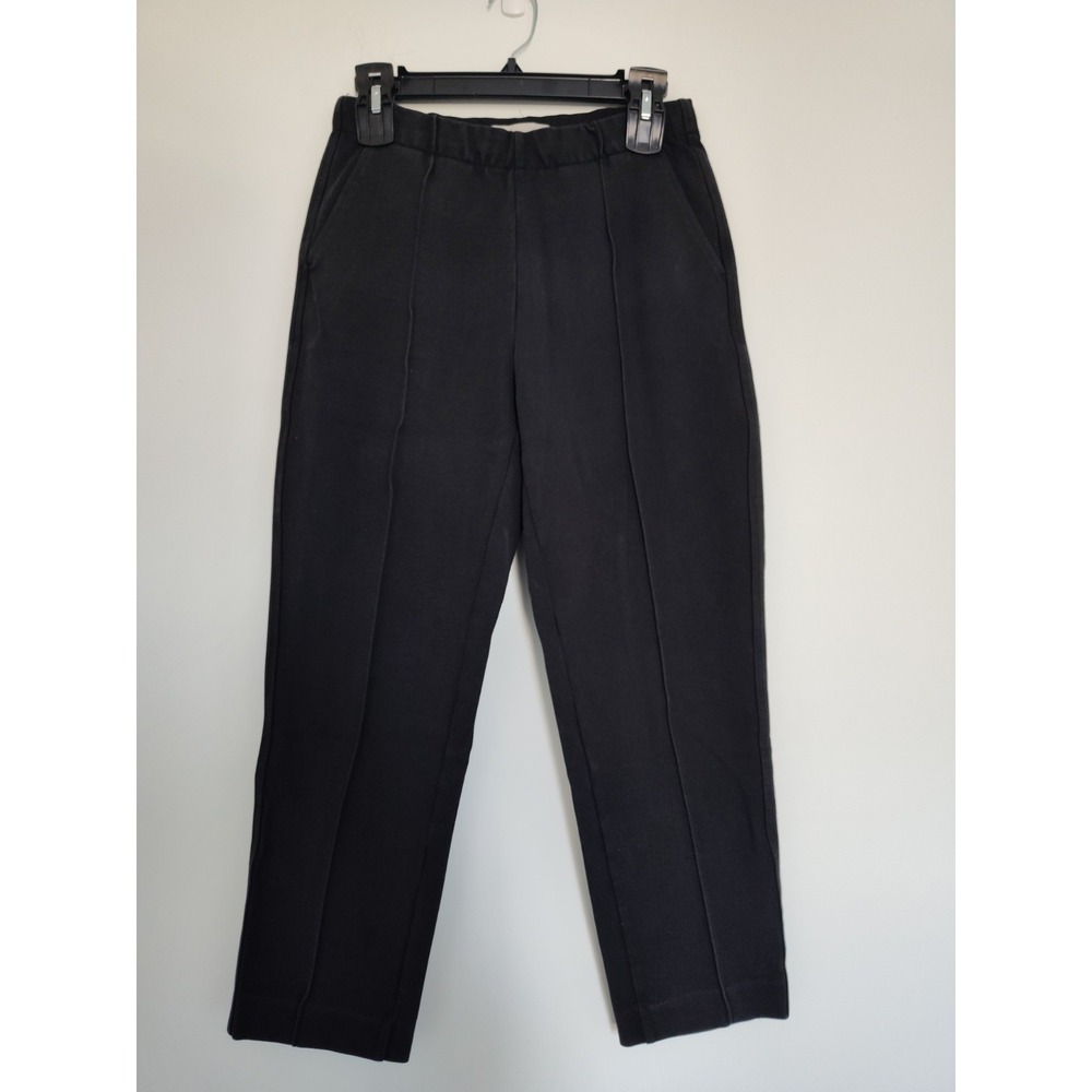 Everlane Dream Pants Women's Black Ponte Tapered Pull On Stretch Size S